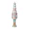 Glitzhome® 28" Lighted Resin Christmas Cupcake Nutcracker Porch Decor with Timer